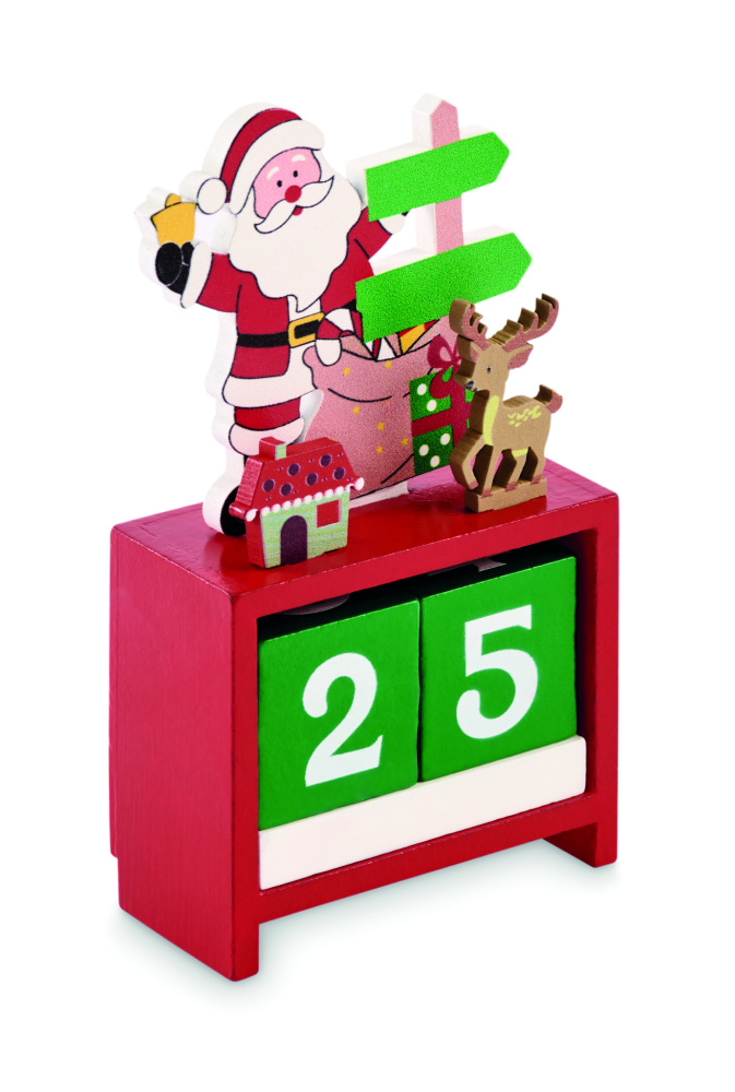Logo trade corporate gifts image of: Christmas countdown calendar